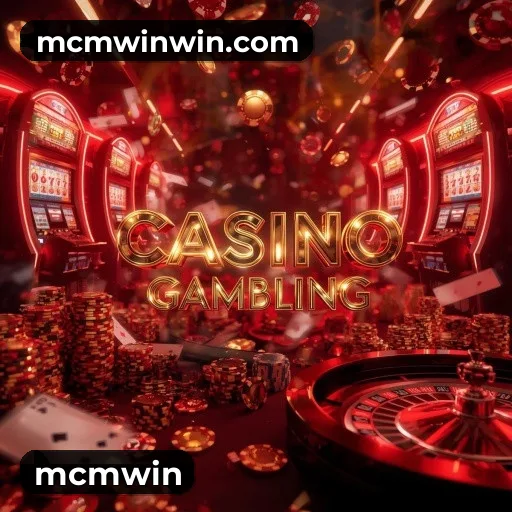 App mcmwin para iOS e Android — interface mobile, login biométrico e PIX integrado